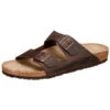 Birkenstock Arizona Nubukleder Geölt Pantoletten Normal - Dunkelbraun 2 Birkenstock Arizona Nubukleder Geölt Pantoletten Normal - Dunkelbraun -Birkenstock 3051259 01