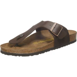 Birkenstock Ramses Birko-flor Pantoletten Normal - Dunkelbraun