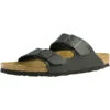 Birkenstock Herren Tieffußbett Pantolette ARIZONA SCHMALE FORM Komfort-Pantoletten - Schwarz