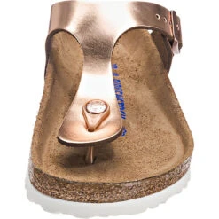 Birkenstock Gizeh Nubukleder Weichbettung Zehentrenner Normal -Birkenstock 5418137 04