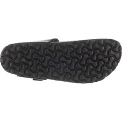 Birkenstock Gizeh Fringe Schmal Komfort-Pantoletten - Anthrazit -Birkenstock 7082945 07