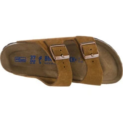 Birkenstock Arizona Weichbettung Veloursleder Pantoletten Schmal -Birkenstock 7771781 06
