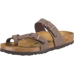 Birkenstock Mayari Birko-flor Zehentrenner Schmal - Braun