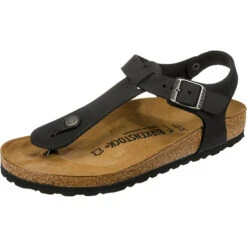 Birkenstock Kairo Nubukleder Geölt Komfort-Sandalen Normal