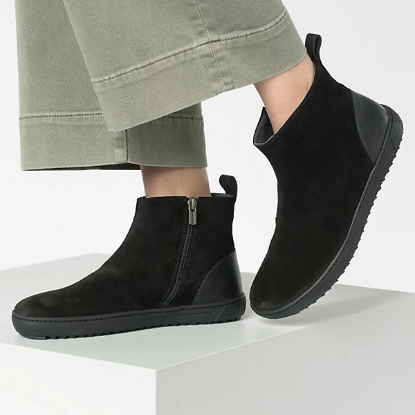 Birkenstock Myra Veloursleder Schmal Klassische Stiefeletten - Schwarz 4 Birkenstock Myra Veloursleder Schmal Klassische Stiefeletten - Schwarz – Bild 2