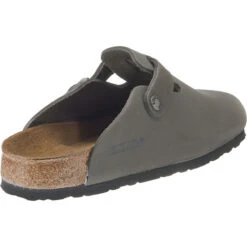Birkenstock Boston Weichbettung Weit Geschlossene Hausschuhe - Grau/anthrazit -Birkenstock 9164429 05