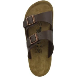 Birkenstock Bilbao Birko-Flor Weichbettung Schmal Sandale Damen Pantoletten - Braun -Birkenstock 9617769 03